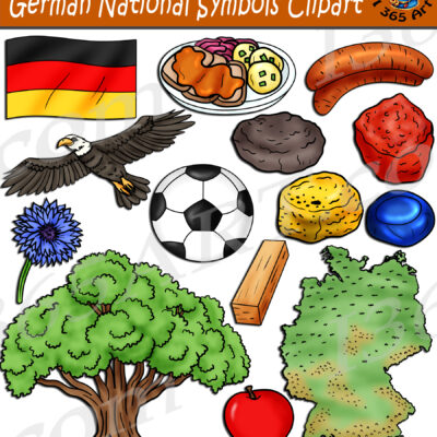 German National Symbols Clipart
