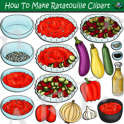 How To Make Ratatouille Clipart