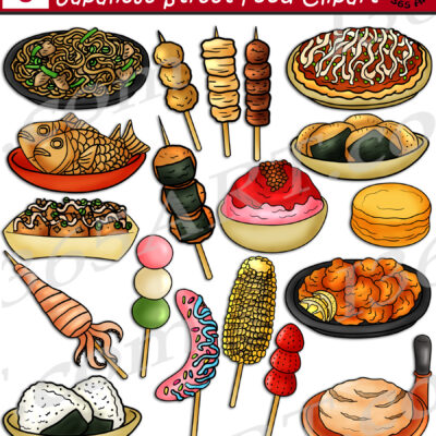 Japanese Street Food Clipart
