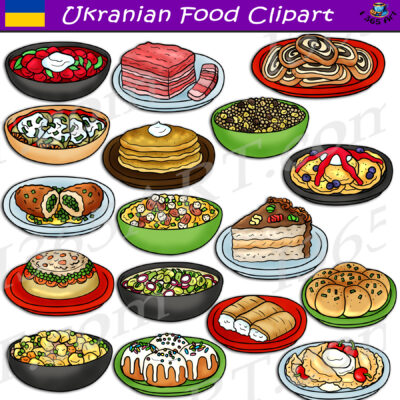 Ukrainian Food Clipart
