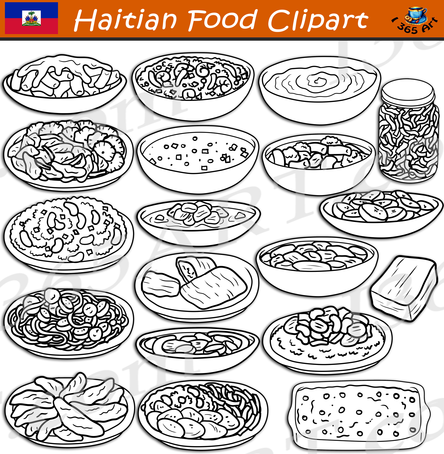 Haitian Food Clipart