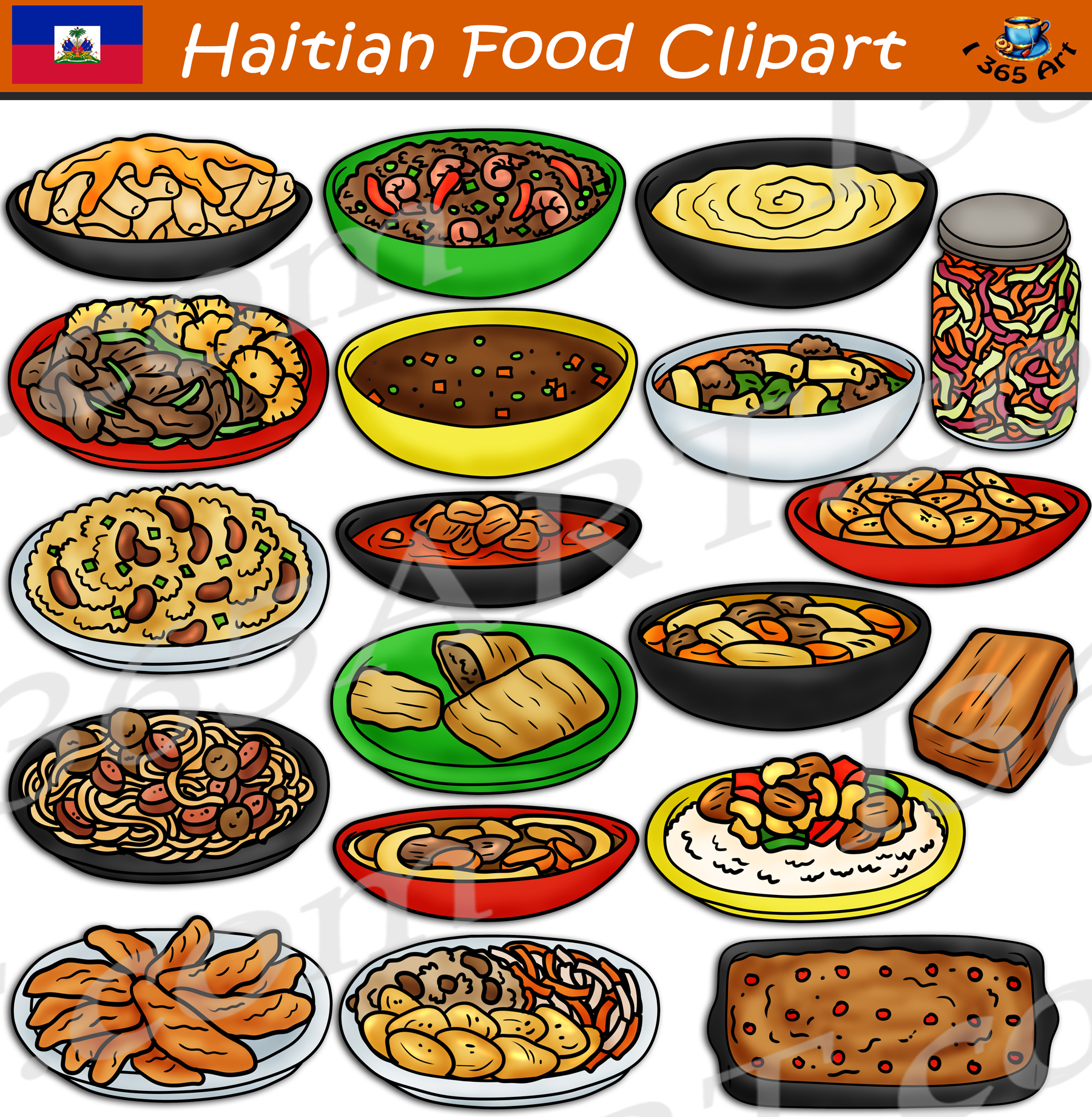 Haitian Food Clipart
