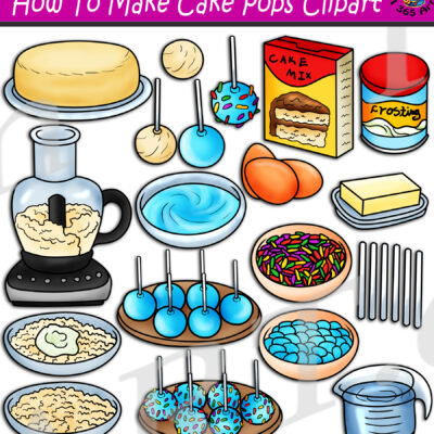 How To Make Cake Pops Clipart