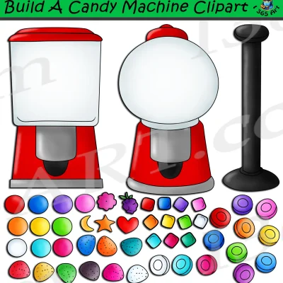 Build A Candy Machine Clipart