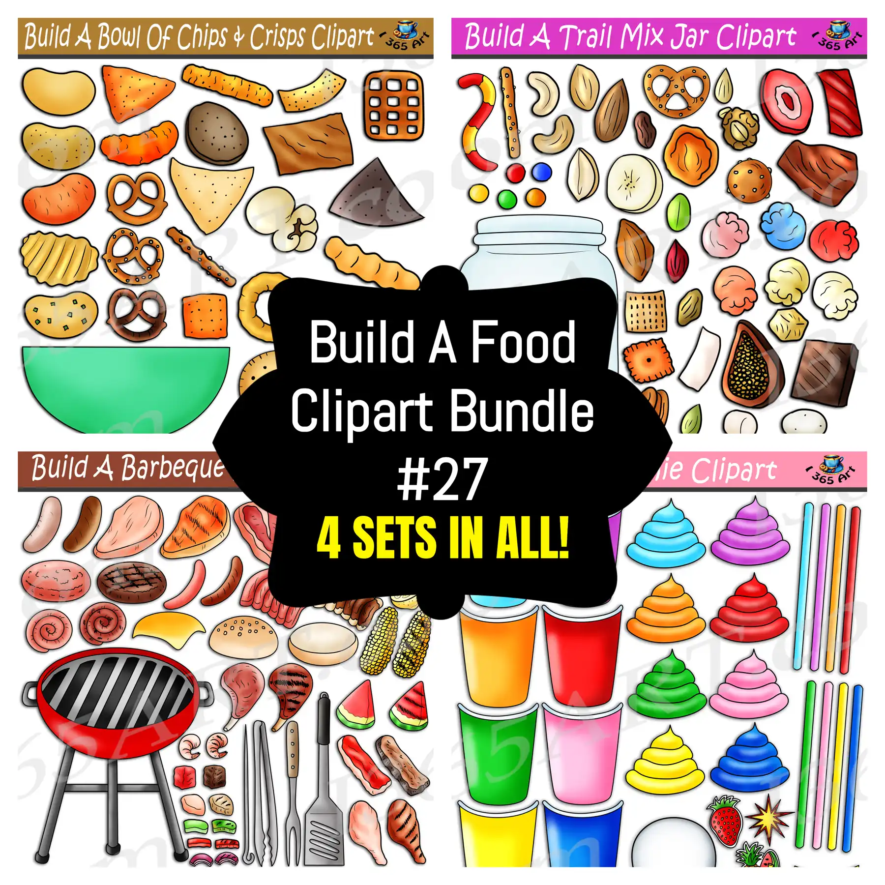 Build A Food Clipart Bundle #7