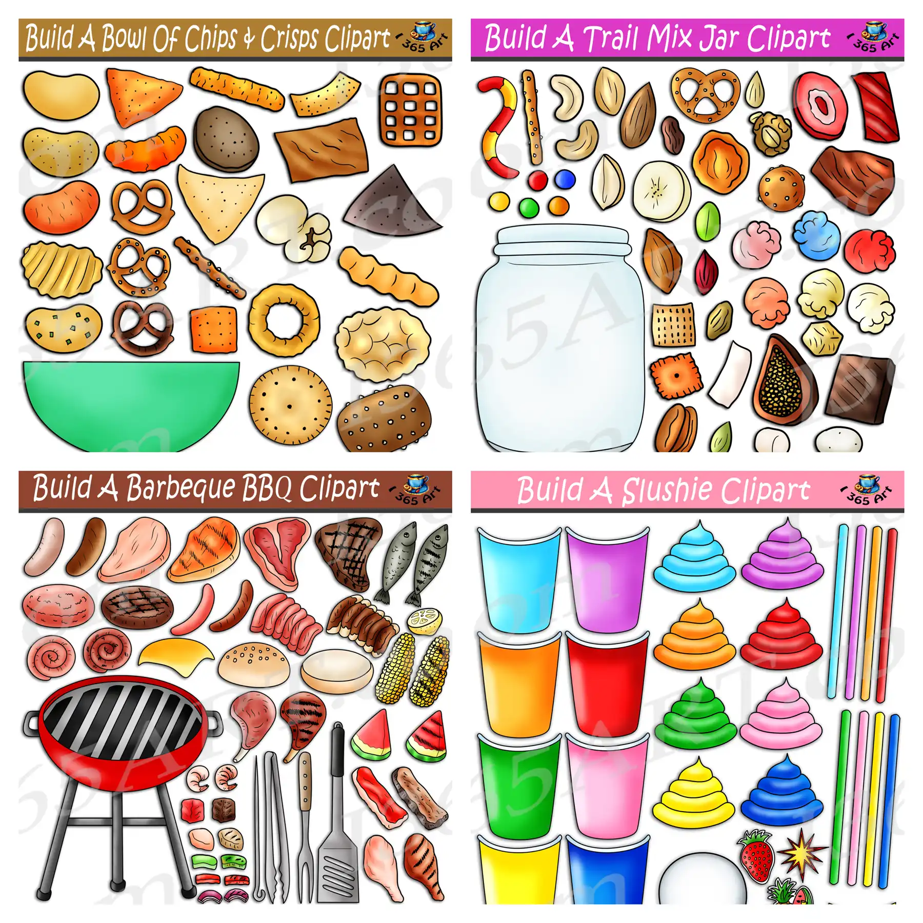 Build A Food Clipart Bundle #7