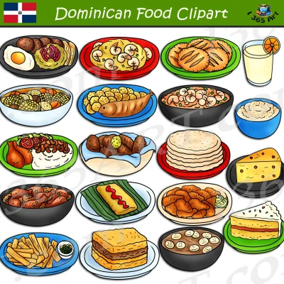 Dominican Food Clipart