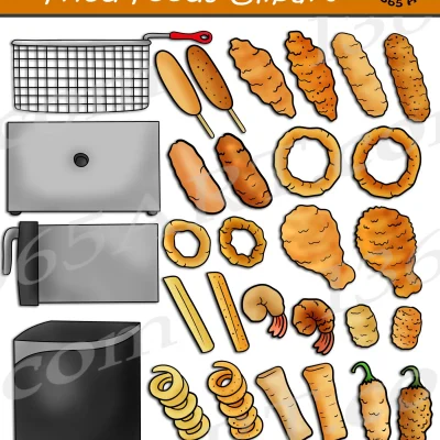 Fried Foods Clipart
