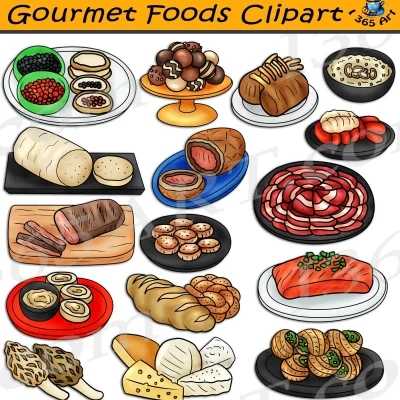 Gourmet Foods Clipart