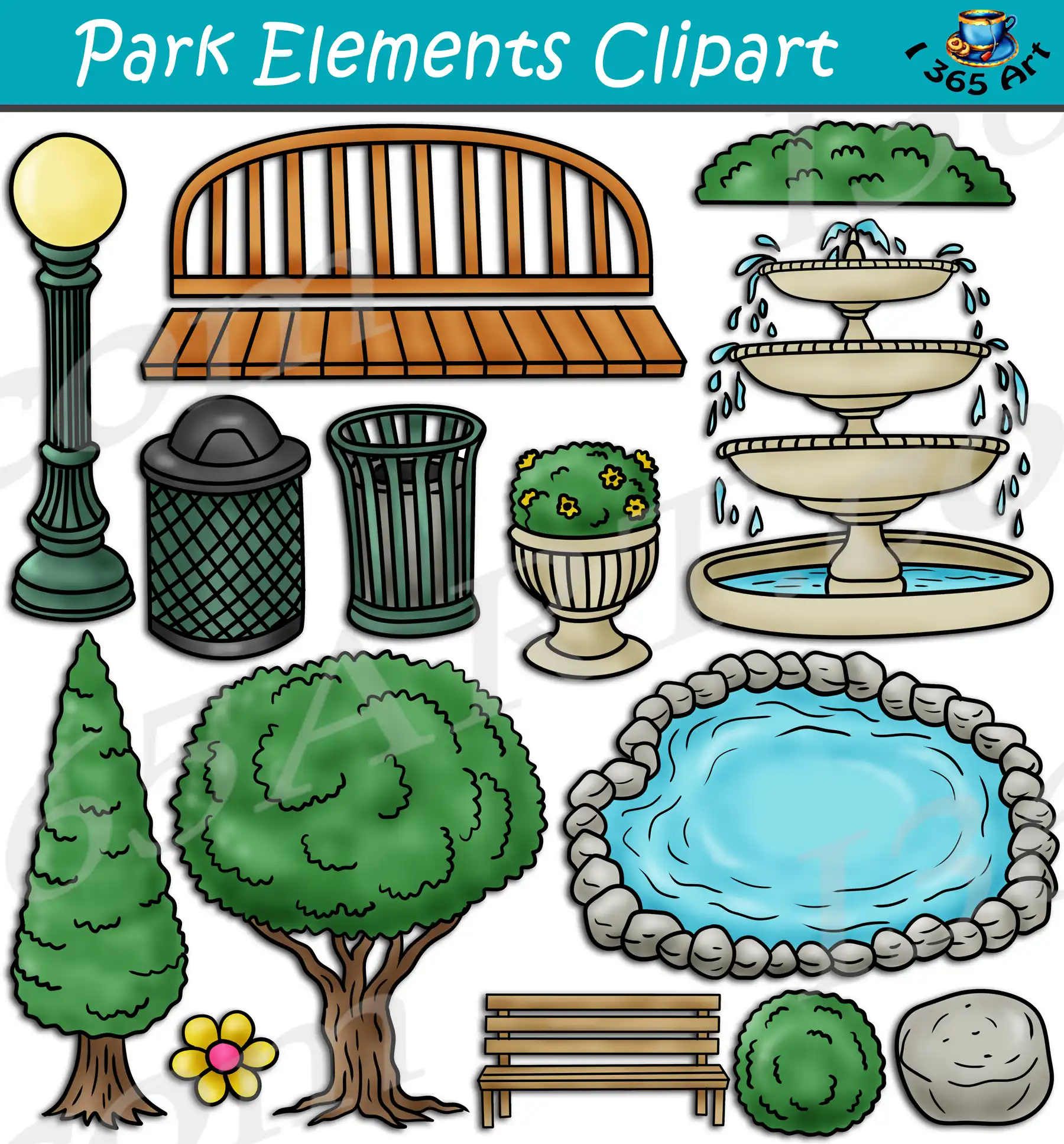 Park Elements Clipart