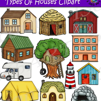 House Types Clipart