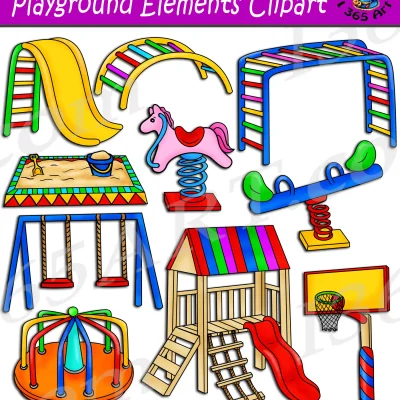 Playground Elements Clipart